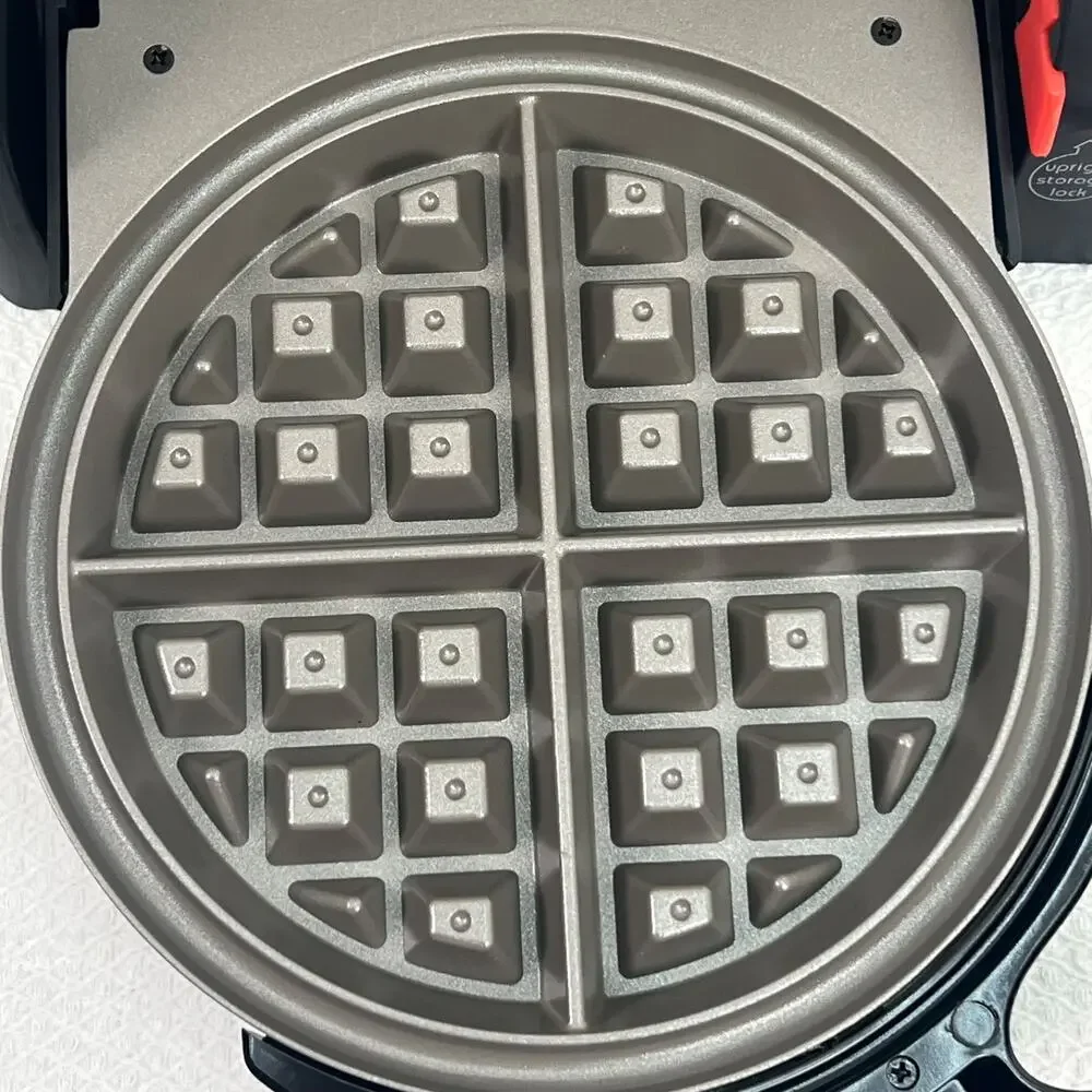 Presto FlipSide Belgian Waffle Maker 0351004 Ceramic Rotating Tested Working